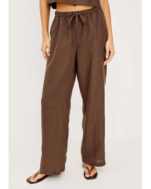 Rails Emmie Linen Trousers - Brown