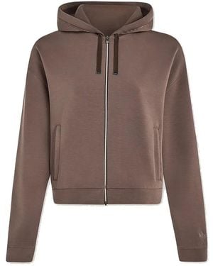 Varley Jorgie Zip Hoodie - Brown