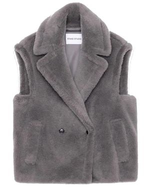 Stand Studio Clary Wool Vest - Grey