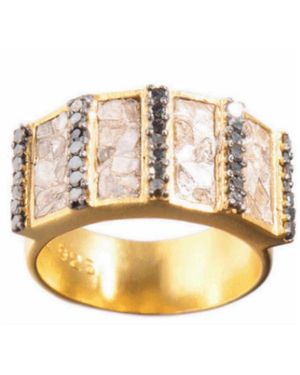 Shana Gulati Ajmer Ring - Metallic