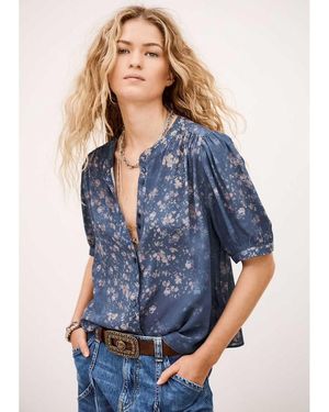 Ba&sh Novella Blouse - Blue