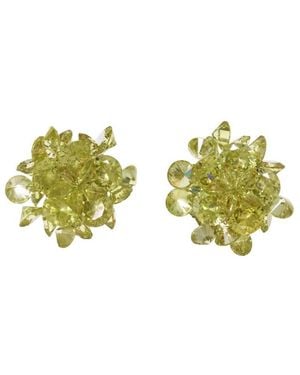 Roxanne Assoulin The Cubic Cluster Earrings - Green