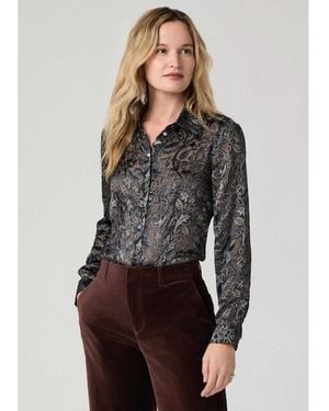 PAIGE Desano Blouse - Grey