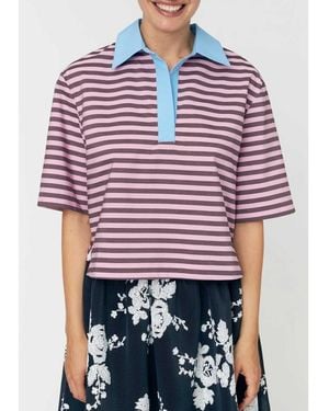 Stella Nova Striped Organic Cotton Shirt - Red