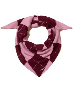 TBCo Merino Wool Triangle Scarf - Purple
