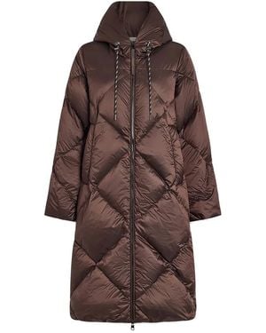 Varley Ashfield Long Down Puffer Coat - Brown