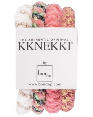 KKNEKKI Hair Bundle 4 Pack - Pink