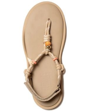 FLOWZE Flo Bead Cord Sandals - Natural