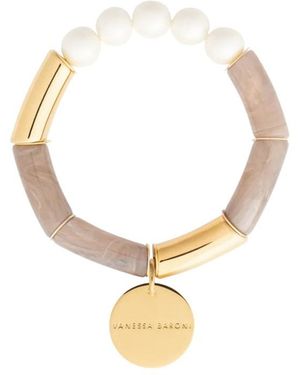 Vanessa Baroni Flex Pearl Bracelet - Metallic