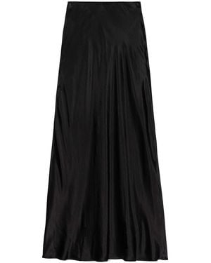 Rails Romina Maxi Satin Skirt - Black