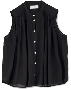 SKALL Louise Organic Cotton Blouse - Black