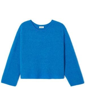 American Vintage Vitow Alpaca Blend Jumper - Blue