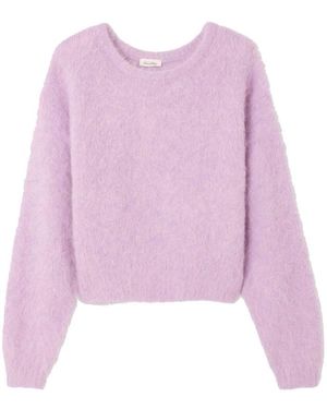 American Vintage Niby Alpaca Jumper - Purple