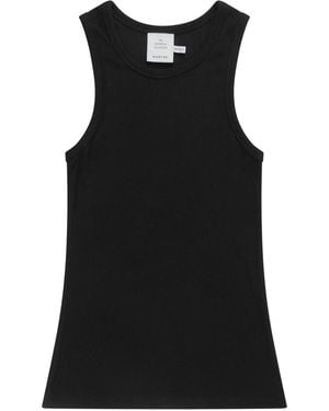 Munthe Peach Tank Top - Black