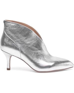 Shoe The Bear Valentine Low Cut Metallic Boot - White