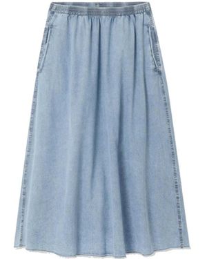 American Vintage Pay Denim Skirt - Blue