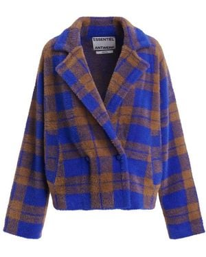 Essentiel Antwerp Karreau Jackets - Blue