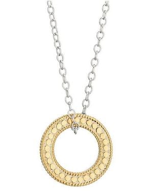 Anna Beck Circle Of Life Charity Necklace - Metallic