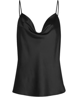 Rosemunde Strap Silk Top - Black