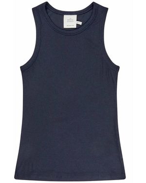 Munthe Peach Tank Top - Blue