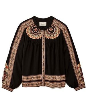 Ba&sh Valda Printed Blouse - Black