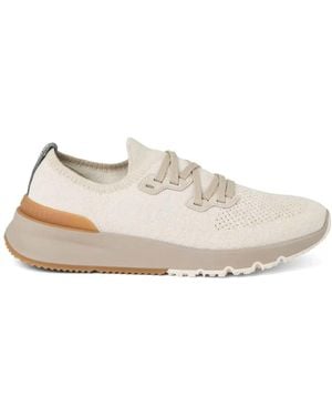 Brunello Cucinelli Knit Trainers - Natural