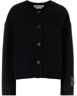 Marni Crewneck Cardigan - Black
