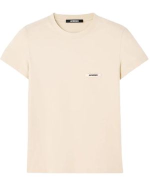 Jacquemus Le T-Shirt Gros Grain - Natural