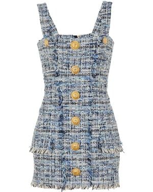 Balmain Short Dress - Blue