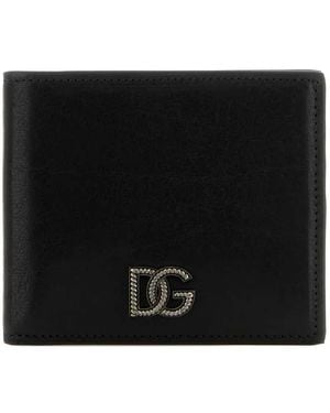 Dolce & Gabbana Tempesta Wallet With Appliqué - Black