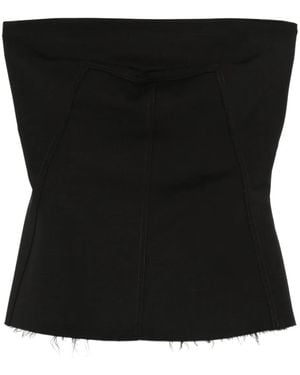 Rick Owens Strapless Top - Black