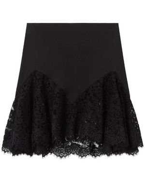 Stella McCartney Flared Mini Skirt - Black