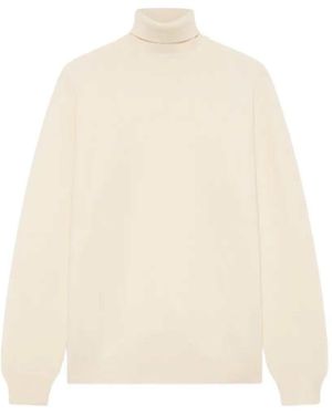Lardini Ribbed High-Neck Jumper - White