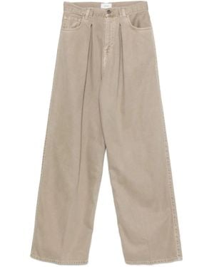 Haikure Jeans Con Pieghe - Bianco