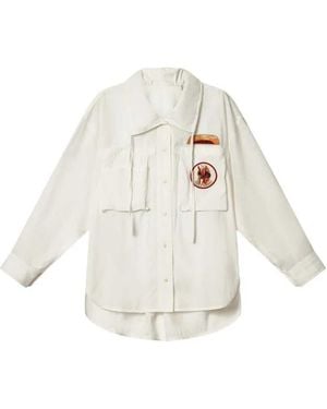 Isabel Marant Chely Shirt With Embroidery - White