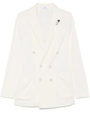 Lardini Knitted Blazer - White