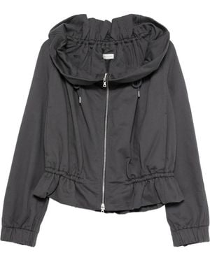 Dries Van Noten Coccon Ruffle Jacket - Black