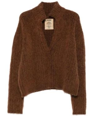 Uma Wang V-Neck Sweater - Brown