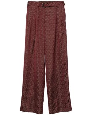 Dries Van Noten Peaches Bis 2350 W.W. Trousers Bur - Purple