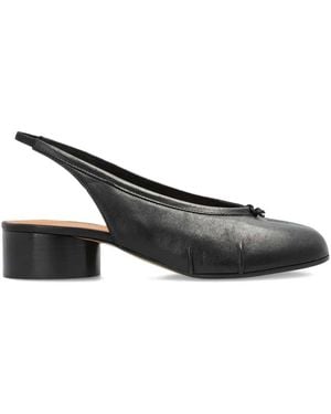 Maison Margiela Tabi Court Shoes With 30Mm Back Strap - Brown