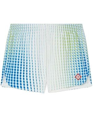 CASABLANCA Printed Shorts - Blue