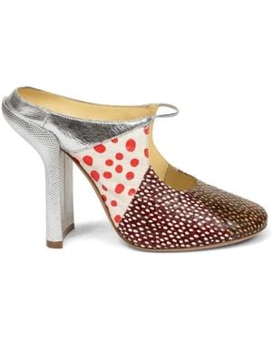 Dries Van Noten Colour Patchwork Heel - Pink