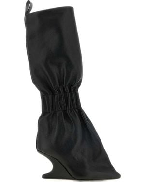 Rick Owens Tower Cantitaquito 8 Boots - Black