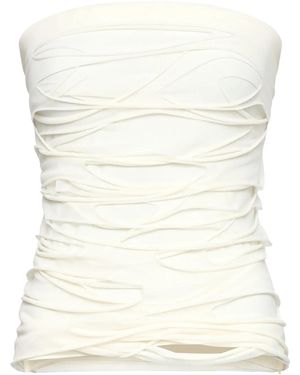 MM6 by Maison Martin Margiela Layered Top - Natural