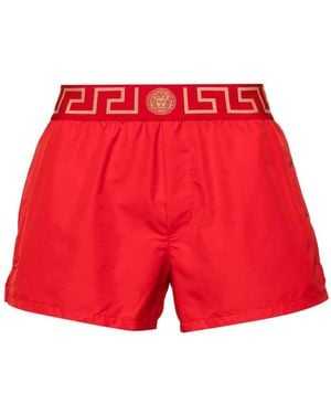 Versace Medusa Swim Shorts - Red