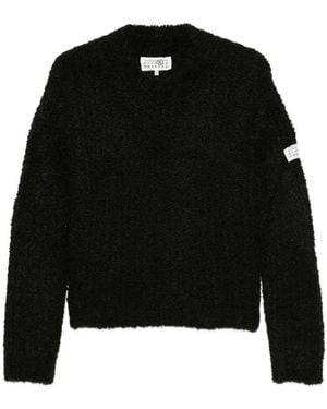 MM6 by Maison Margiela Jumper With Appliqué - Black