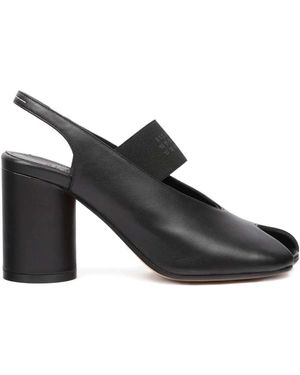MM6 by Maison Margiela Slingback Sandals - Black