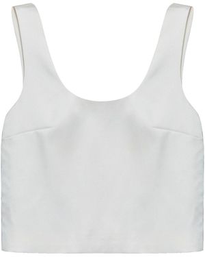 Self-Portrait Top - White