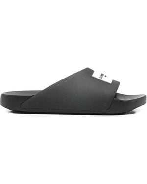 Givenchy Asymmetric Rubber Sandals - White