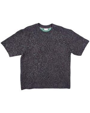 Dries Van Noten Huso Tris 4041 M.K.Ss.T-Shirt Bur - Blue